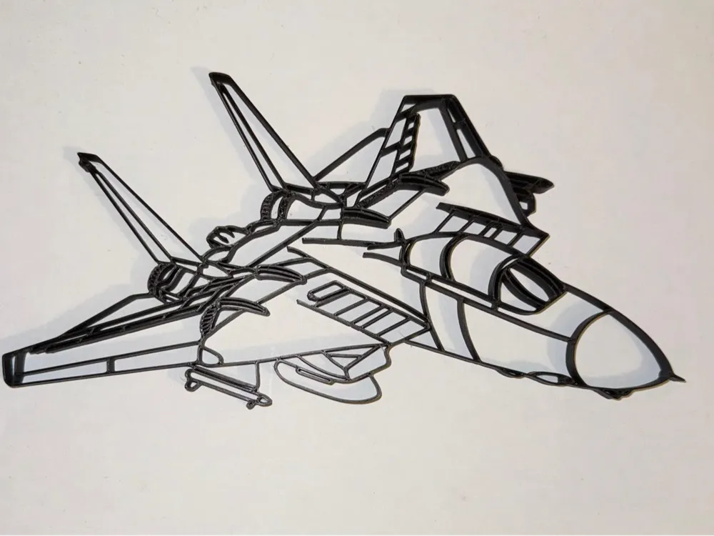 F14 Silhouette Wall Art